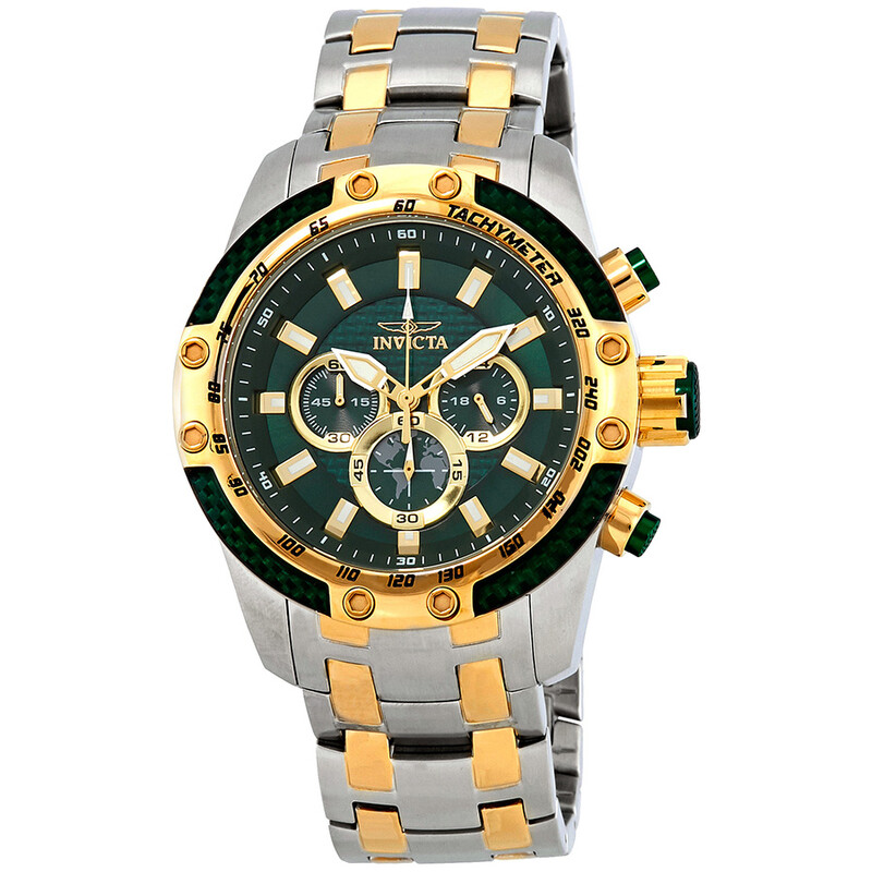 Invicta Speedway Chronograph Green Dial Men's Watch 25948