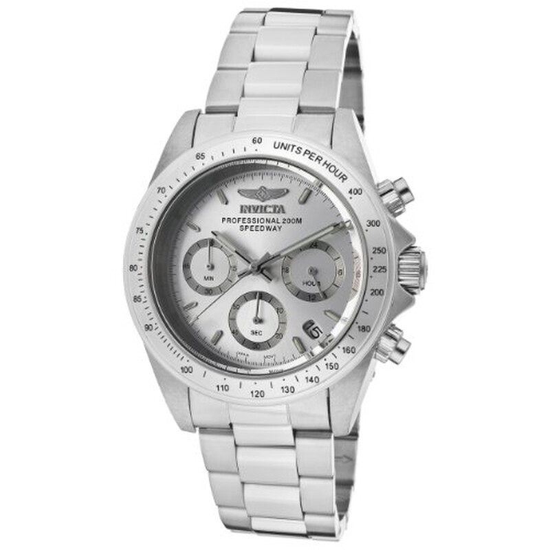 Invicta Speedway Chronograph Silver Dial Men's Watch 14381