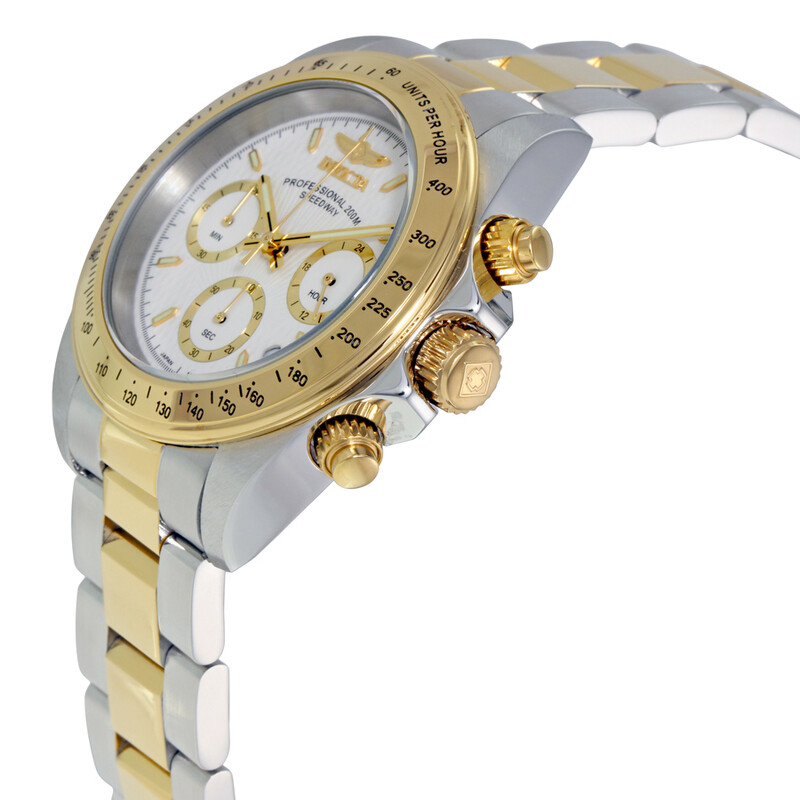 Invicta Speedway Chronograph White Dial Men's Watch 9212