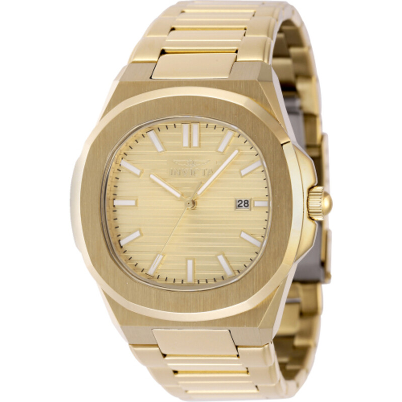 Invicta Speedway Quartz Gold Dial Men's Watch 48520 886678648443