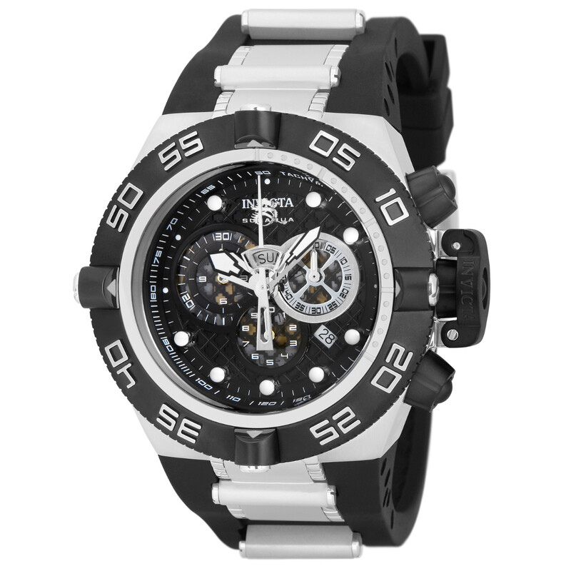 Invicta Subaqua Noma IV Black Dial Chronograph Stainless Steel