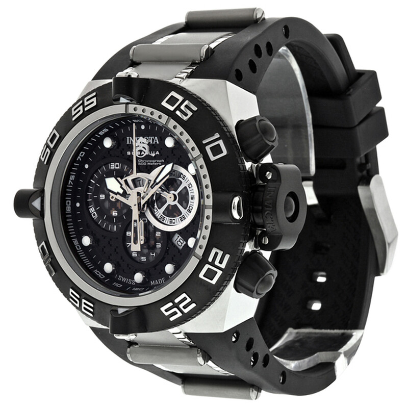 Invicta Subaqua Noma IV Black Dial Chronograph Stainless Steel