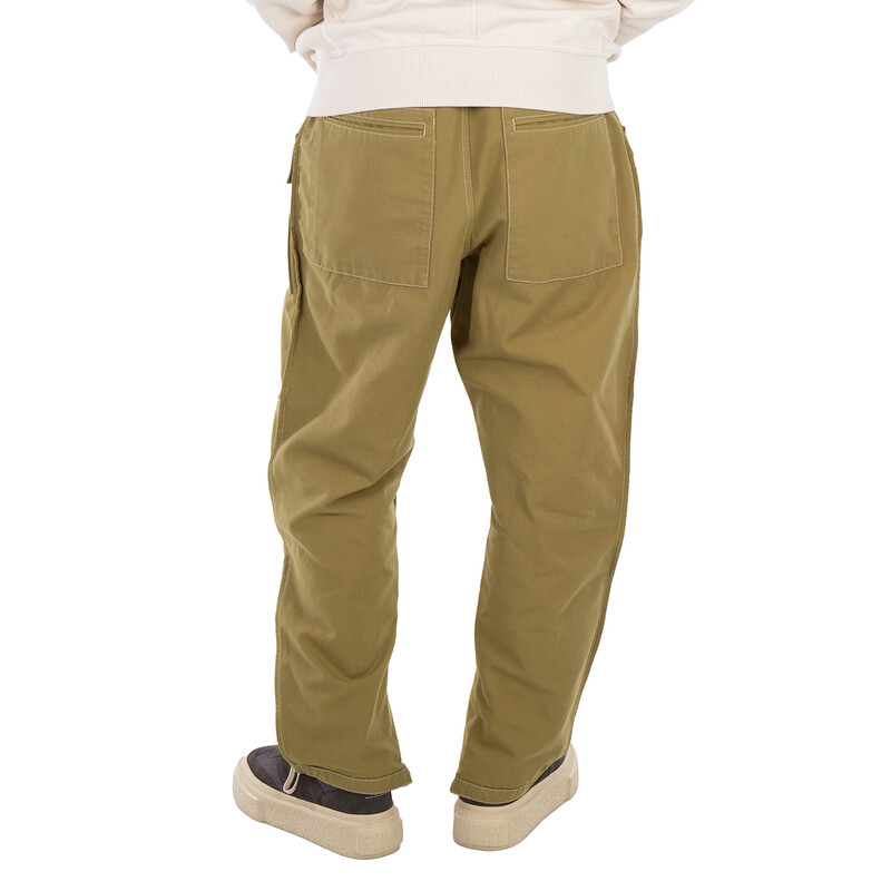 Isabel Marant Men's Khaki Tilseno Cotton Carrot Pants, Size X