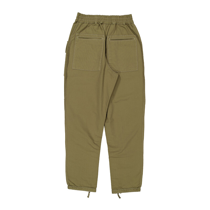 Isabel Marant Men's Khaki Tilseno Cotton Carrot Pants, Size X