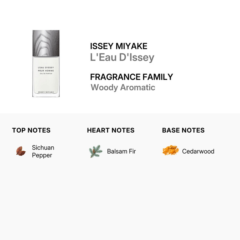 Issey Miyake Men's L'Eau D'Issey EDP Spray 2.5 oz Fragrances