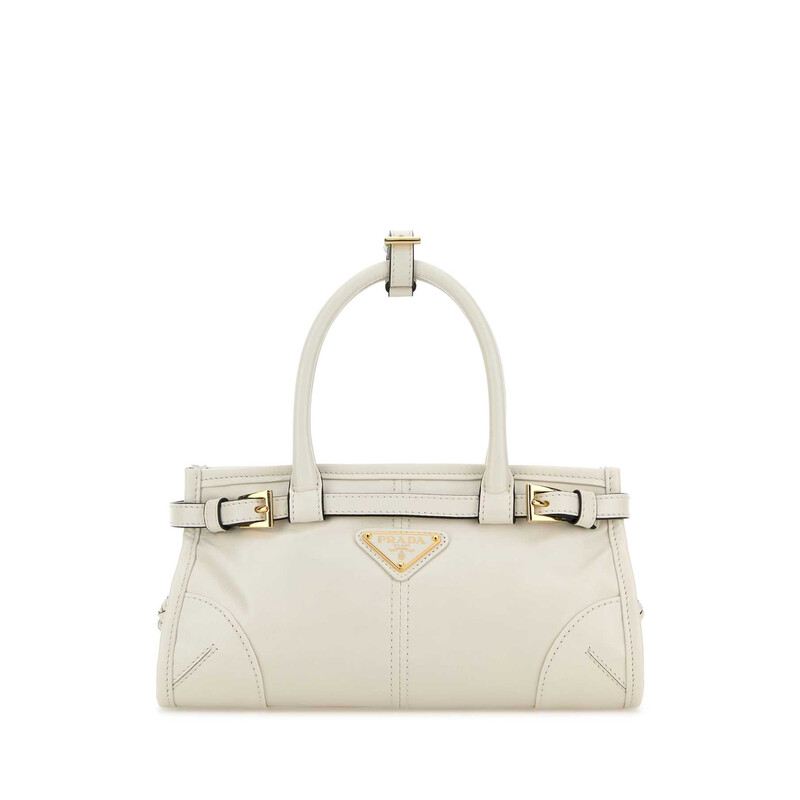 Prada Ivory Leather Mini Prada Bonnie Handbag 1BA4862CYR F0PG7