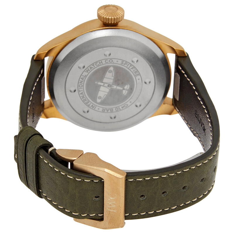 IWC Big Pilot Bronze Spitfire Automatic Green Dial Men's Watch