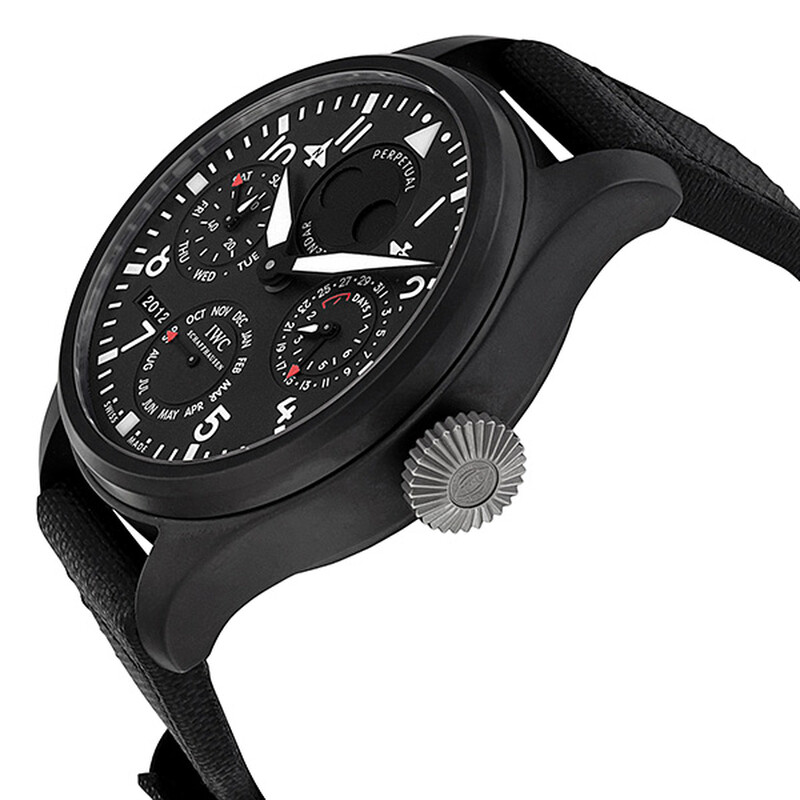 IWC Big Pilot Perpetual Top Gun Black Dial Men's Watch 5029-02