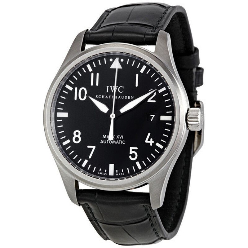 IWC マーク16 マークXVI IW325501 スピットファイヤ IWC Classic Pilot Mark XVI Steel Black Men's Watch 3255-01