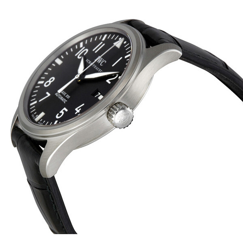 IWC Classic Pilot Mark XVI Steel Black Men's Watch 3255-01