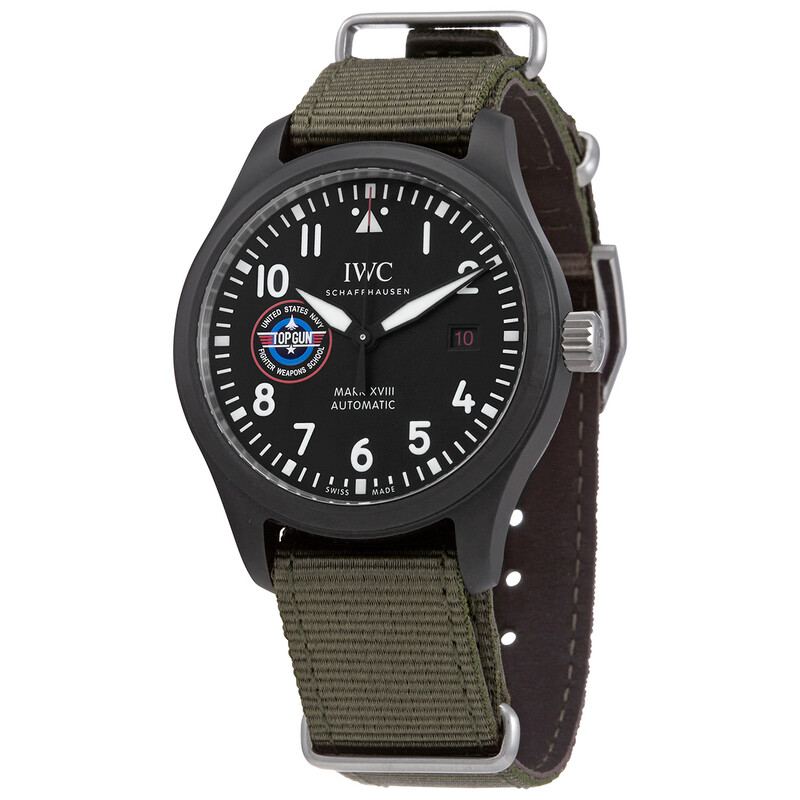 IWC Pilots Mark XVIII Top Gun SFTI Automatic Black Dial Men's