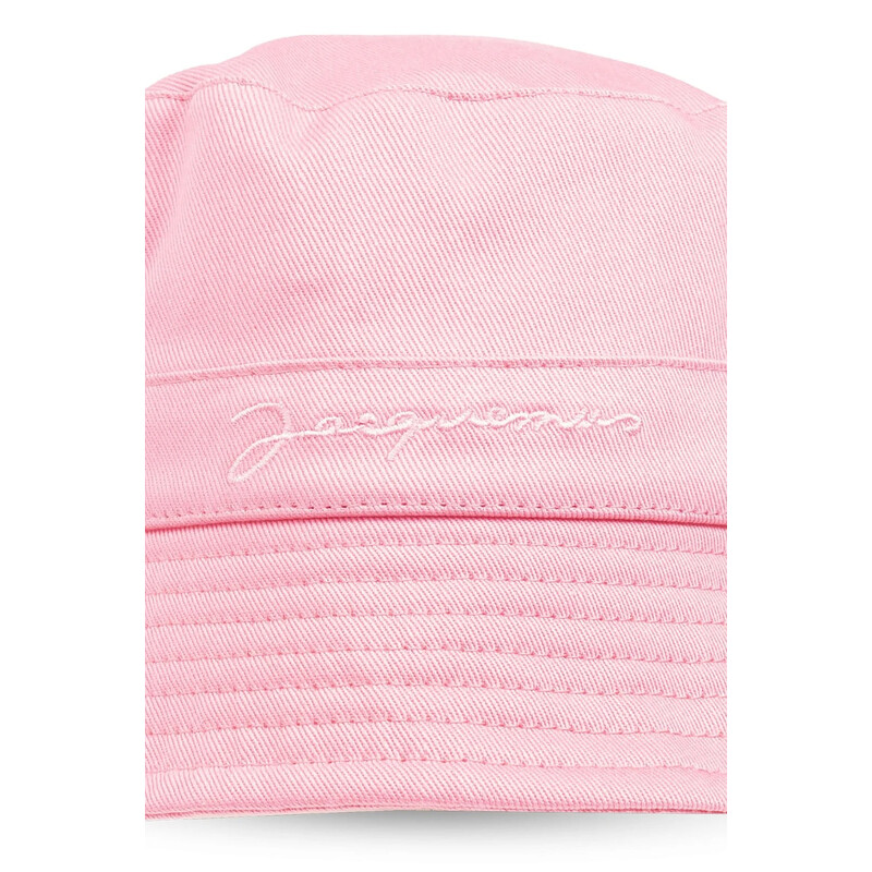 Jacquemus Kids Le Bob Gadzo Cotton Bucket Hat, Size 52 cm Q00042