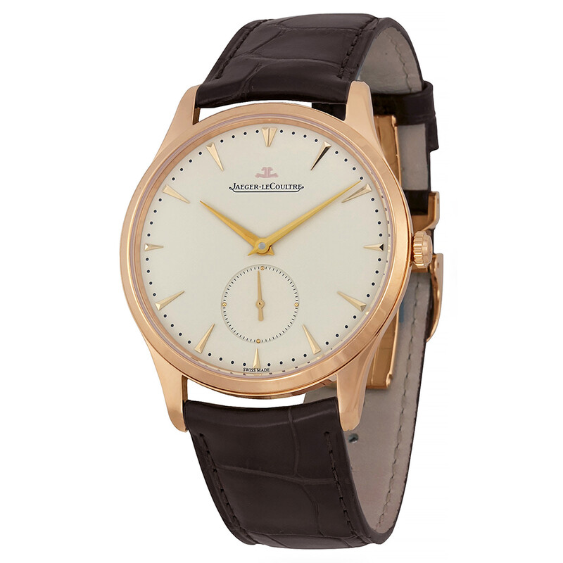 Jaeger LeCoultre Master Grande Ultra Thin Beige Dial Dark Brown