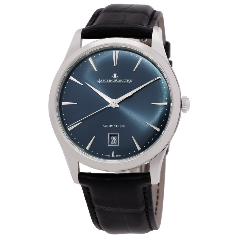 Jaeger LeCoultre Master Ultra Thin Automatic Blue Dial Men's Watch
