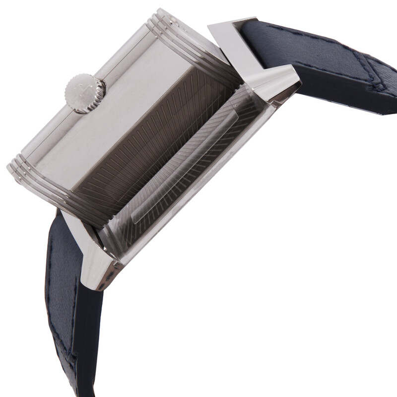 Jaeger LeCoultre Reverso Tribute Monoface Hand Wind Blue Dial