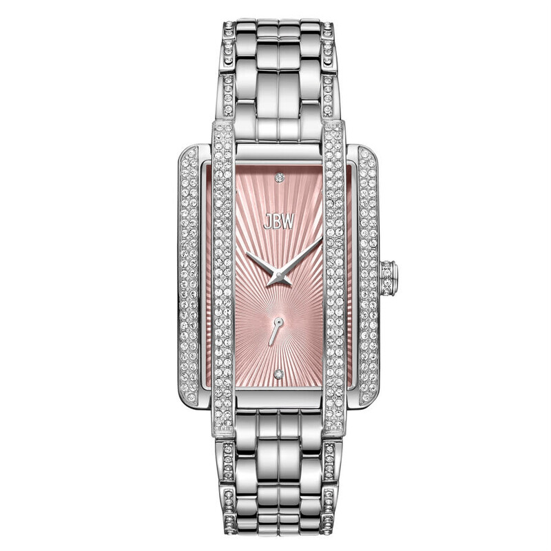 JBW Mink Collection Quartz Diamond Pink Dial Ladies Watch J6358H