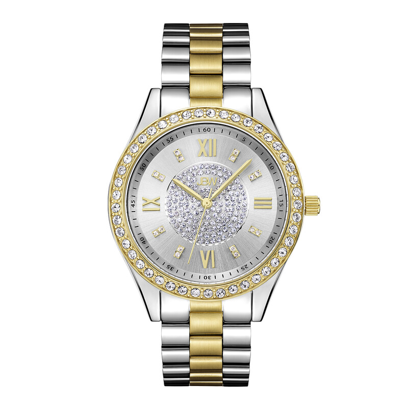JBW Mondrian Silver Diamond Dial Two-tone Ladies Watch  display picture 2