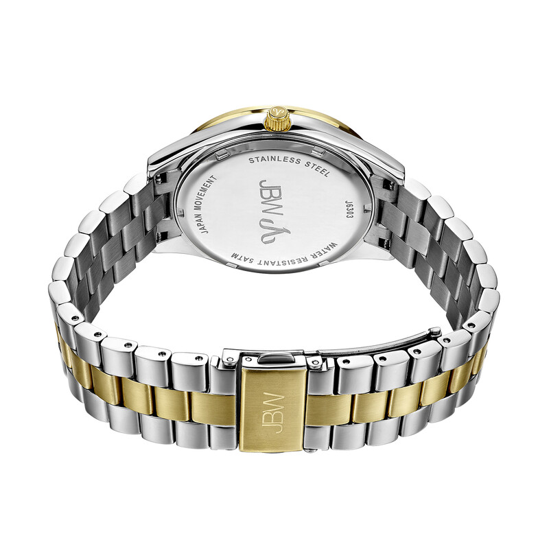 JBW Mondrian Silver Diamond Dial Two-tone Ladies Watch  display picture 3