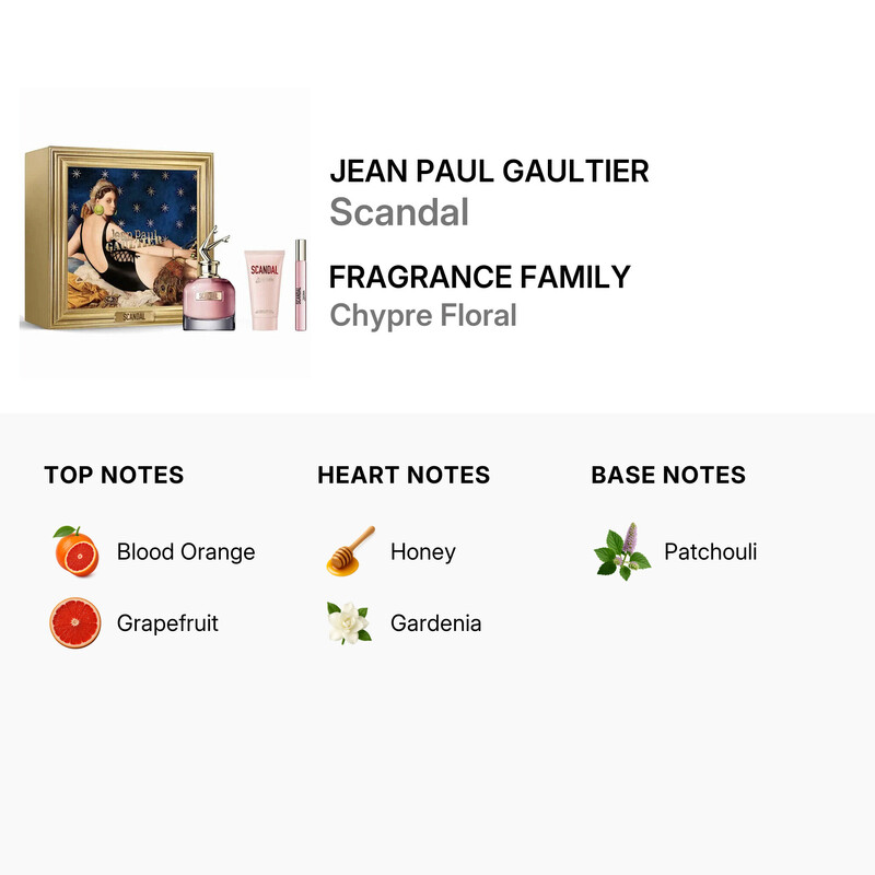 Jean Paul Gaultier Ladies Scandal Gift Set Fragrances