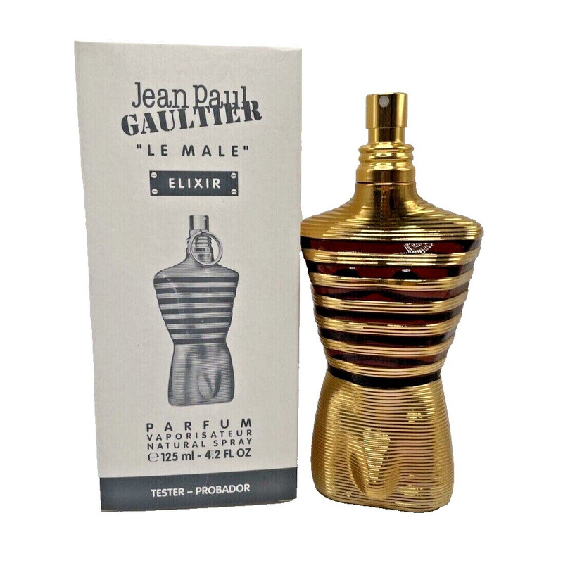 Jean Paul Gaultier Men's Le Male Elixir Parfum 4.23 oz (Tester) Fragrances 8435415076975