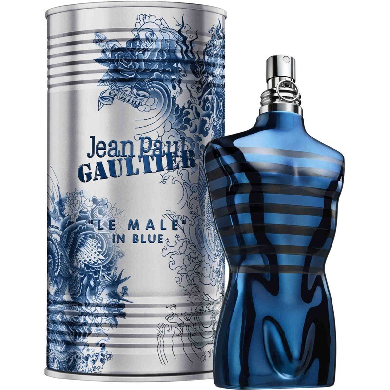 Jean Paul Gaultier Men's Le Male In Blue EDP Spray 4.2 oz Fragrances 8435415114363