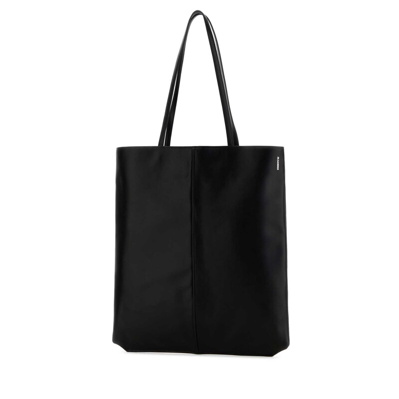 Jil Sander Black Leather Linea Shopping Bag J25ZL0007P9046 001