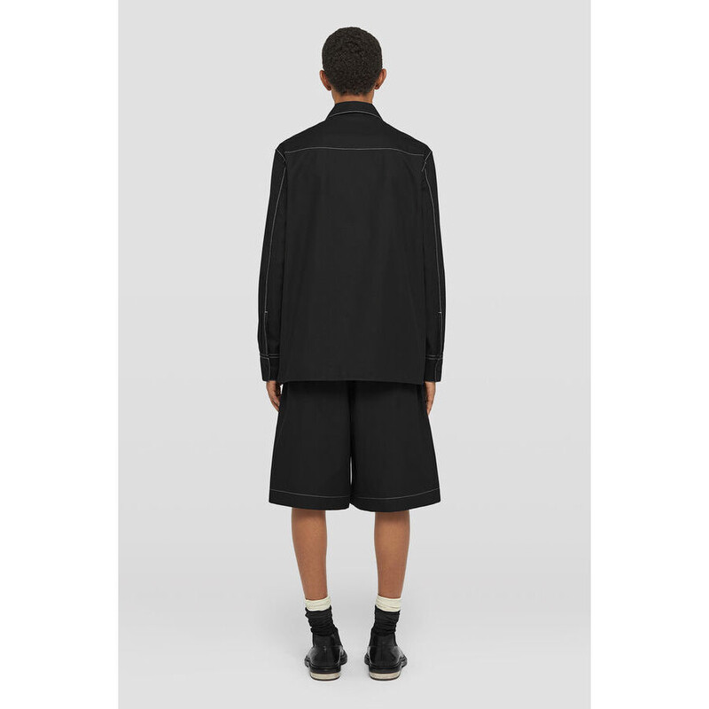 Jil Sander Black Cargo Shorts, Brand Size 50 ( US Size 34