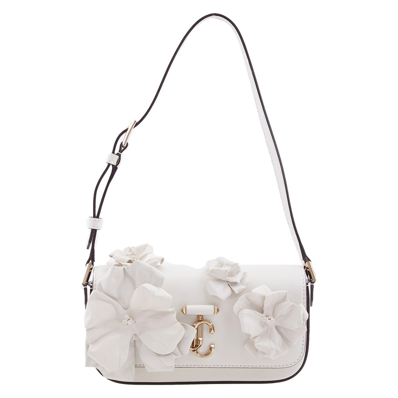 SCRE:EN ＜MINI SHOULDER BAG＞　white Shoulder Bag Choo Handbags Jimmy Choo Avenue Mini Shoulder Bag White