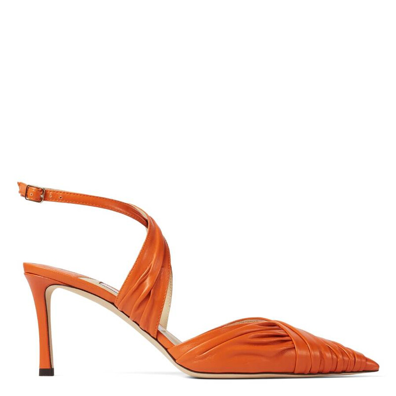 Jimmy Choo Basil 75 Pointed-Toe Slingback Pumps, Brand Size 40