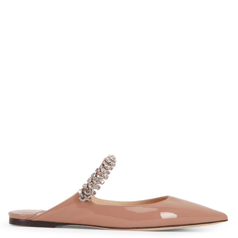 Jimmy Choo Bing Patent Leather Mules, Brand Size 35 ( US Size 5