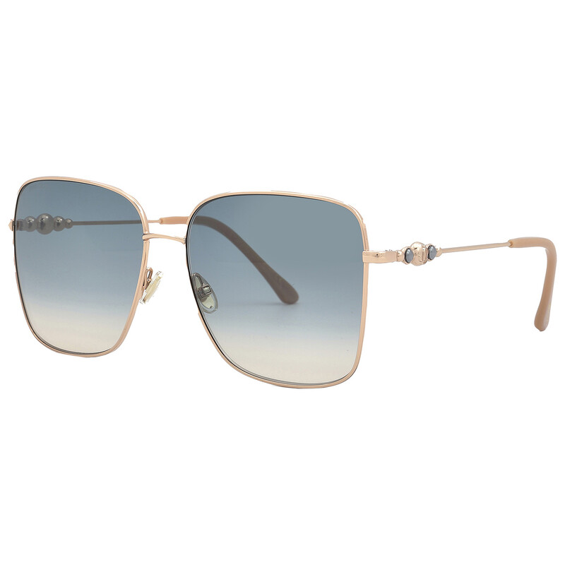 Jimmy Choo Blue Gradient Square Ladies Sunglasses HESTER/S 0BKU/I4