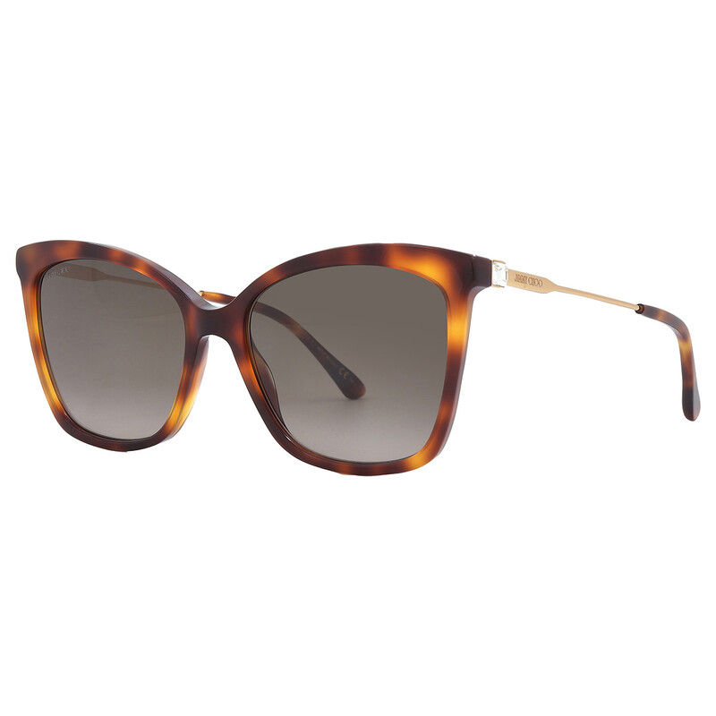 Jimmy Choo Brown Gradient Butterfly Ladies Sunglasses MACI/S 0086