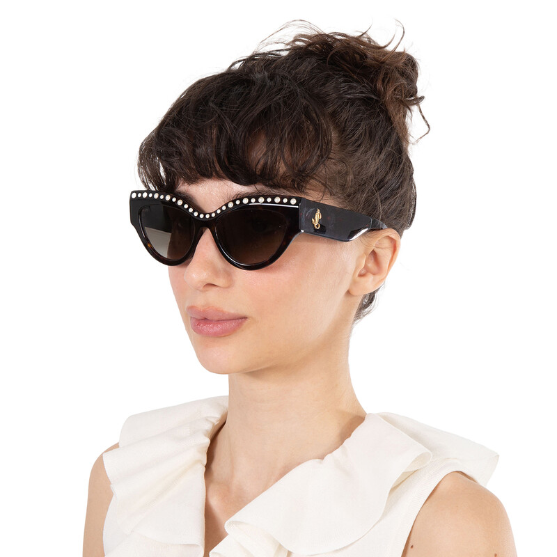 Jimmy Choo Brown Gradient Butterfly Ladies Sunglasses SONJA  display picture 3