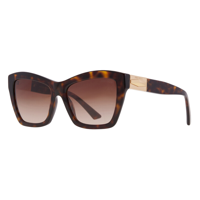 Jimmy Choo Brown Gradient Cat Eye Ladies Sunglasses JC5031 500213
