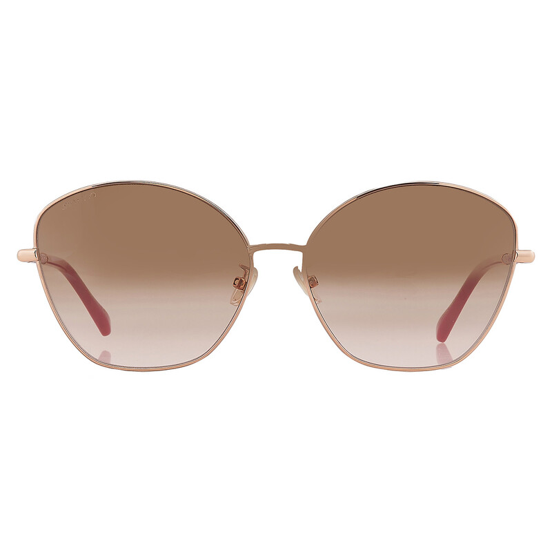 Jimmy Choo Brown Gradient Cat Eye Sunglasses Leyla | Brown Havana Cat Eye Sunglasses | Jimmy Choo main image 4