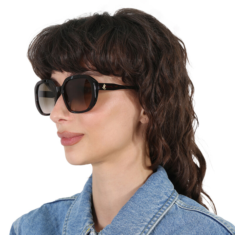 Jimmy Choo Brown Gradient Square Ladies Sunglasses KARLY/F/S 0086