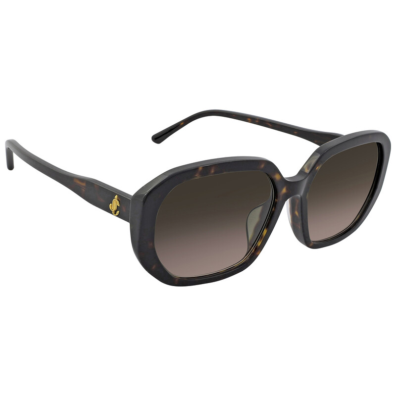 Jimmy Choo Brown Gradient Square Ladies Sunglasses KARLY/F/S 0086