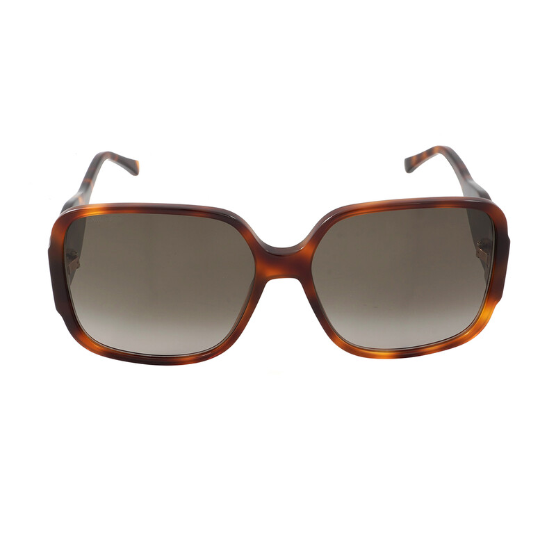 Jimmy Choo Brown Gradient Square Ladies Sunglasses TARA/S 0086/HA