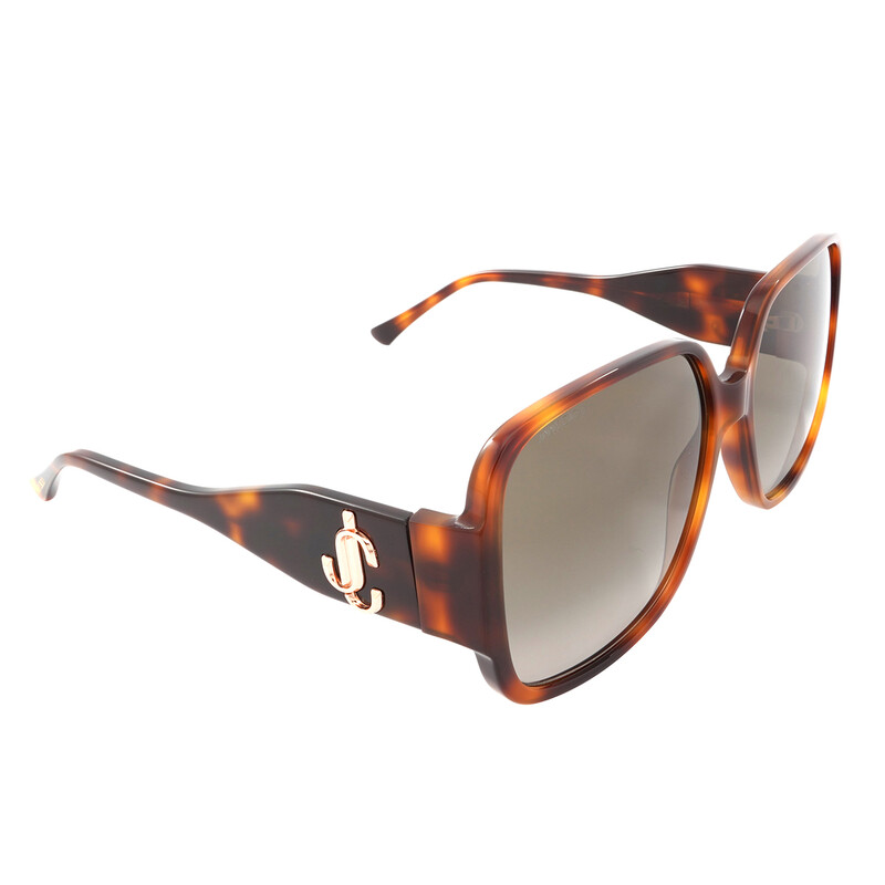 Jimmy Choo Brown Gradient Square Ladies Sunglasses TARA/S 0086/HA