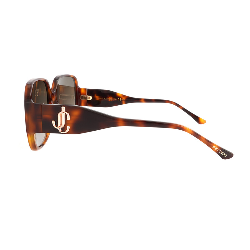 JIMMY CHOO ブラウン スクエア サングラス Jimmy Choo Brown Gradient Square Ladies Sunglasses TARA/S 0086/HA