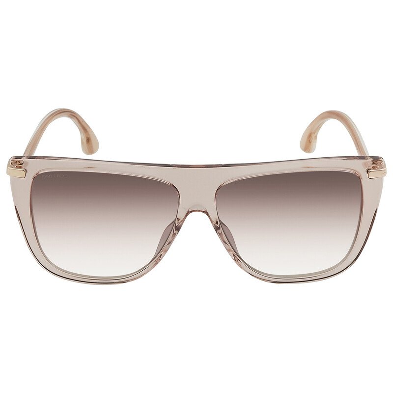 Jimmy Choo Brown Mirror Gradient Browline Ladies Sunglasses SUVI/S