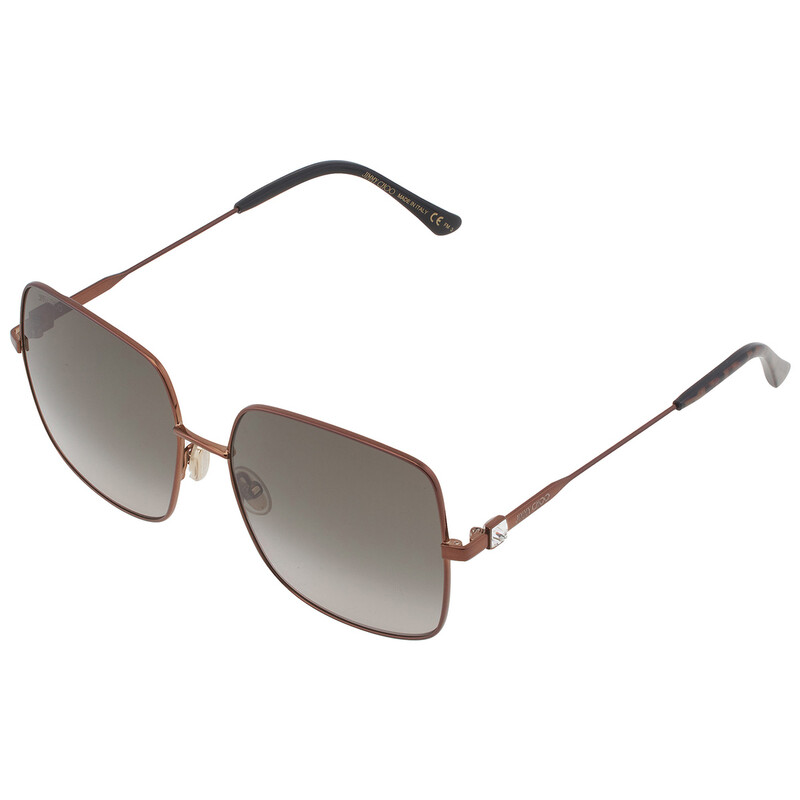 Jimmy Choo Brown Gradient Square Ladies Sunglasses LILI/S 0J7D/HA