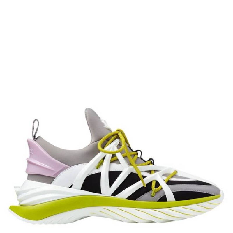 Jimmy Choo Cosmos/M Neoprene Low-Top Sneakers, Brand Size 40 ( US