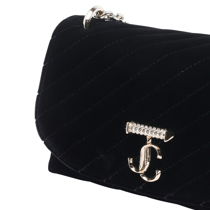 Jimmy Choo Curve Crossbody Bag AVN CURVE XBODY/SAJNBLACK/SHINY