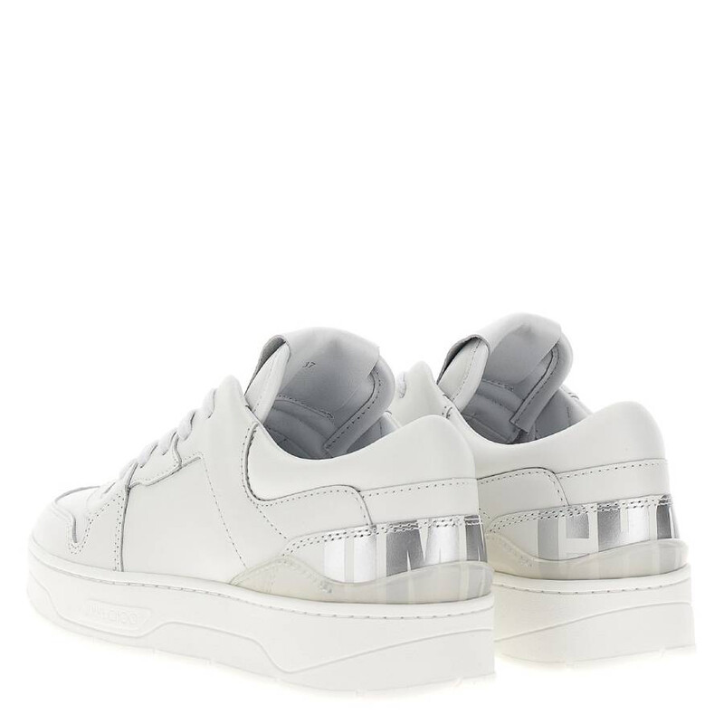 Jimmy Choo Florent/F Mix Leather Sneakers, Brand Size 35.5 ( US