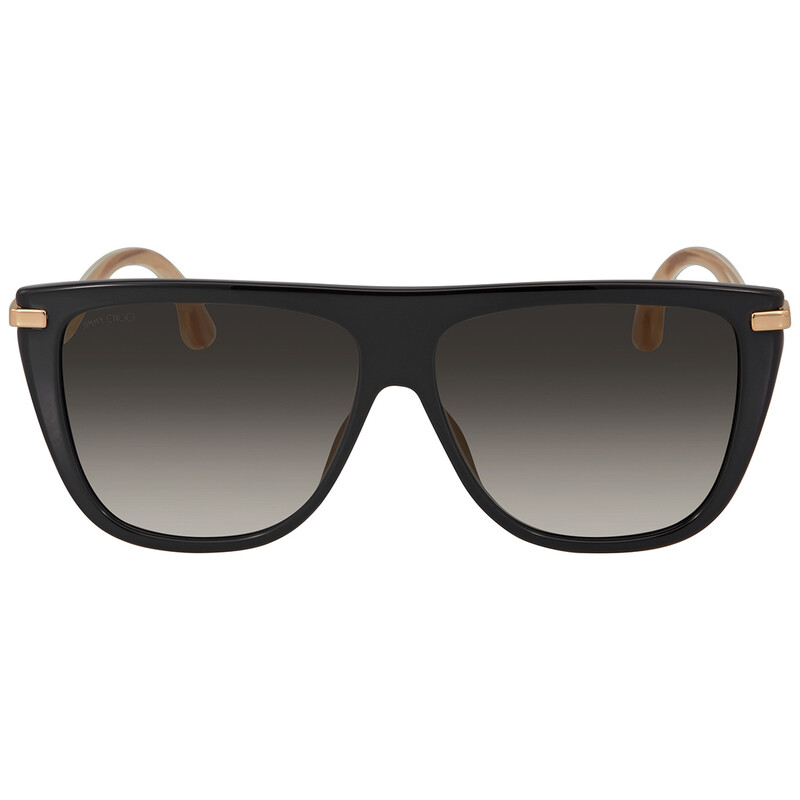 Jimmy Choo Gray SF Gold Browline Ladies Sunglasses SUVI/S 0807/FQ