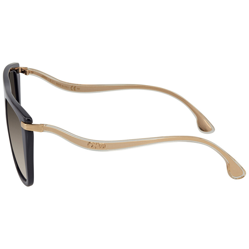 Jimmy Choo Gray SF Gold Browline Ladies Sunglasses SUVI/S 0807/FQ