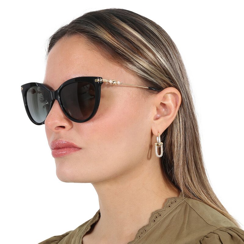 Jimmy Choo Cat-eye Tinsley/S 56mm Sunglasses Jimmy Choo Cat Eye Tinsley /G Sunglasses 8079O Black/Gold  main image 3
