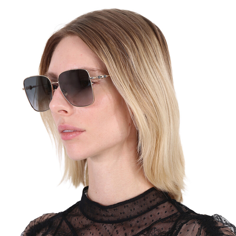 マリー‪ฅ(•ω•ฅ) Jimmy Choo Grey Gradient Square Ladies Sunglasses HESTER/S 02M2/9O
