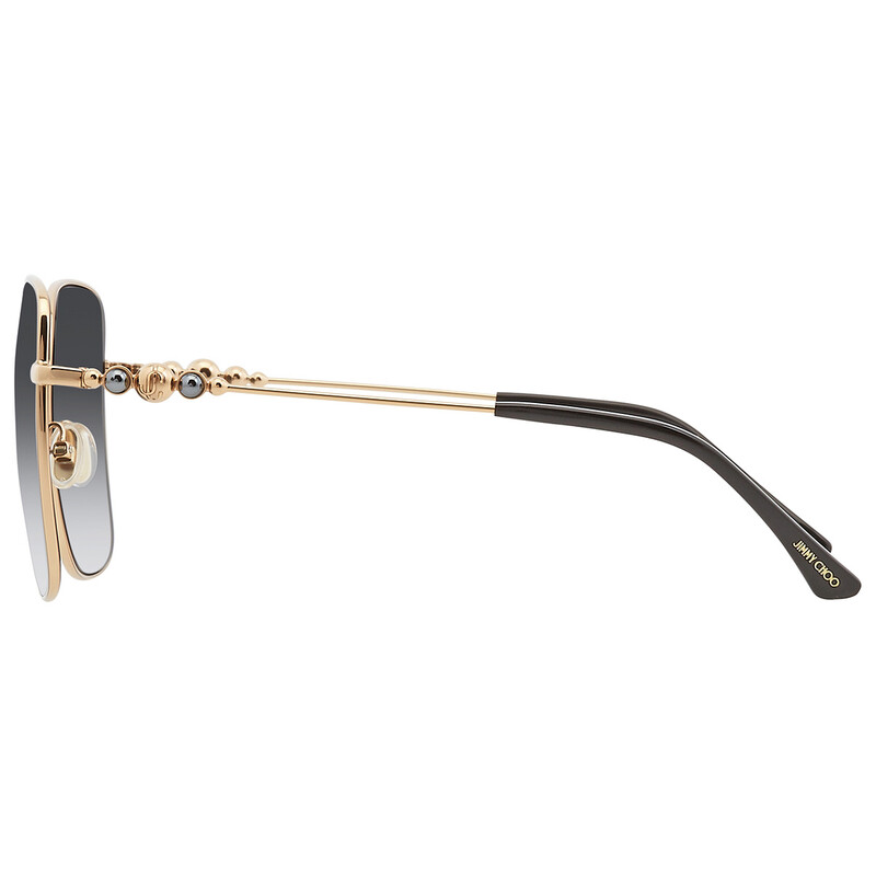 Jimmy Choo Grey Gradient Square Ladies Sunglasses HESTER/S 02M2/9O